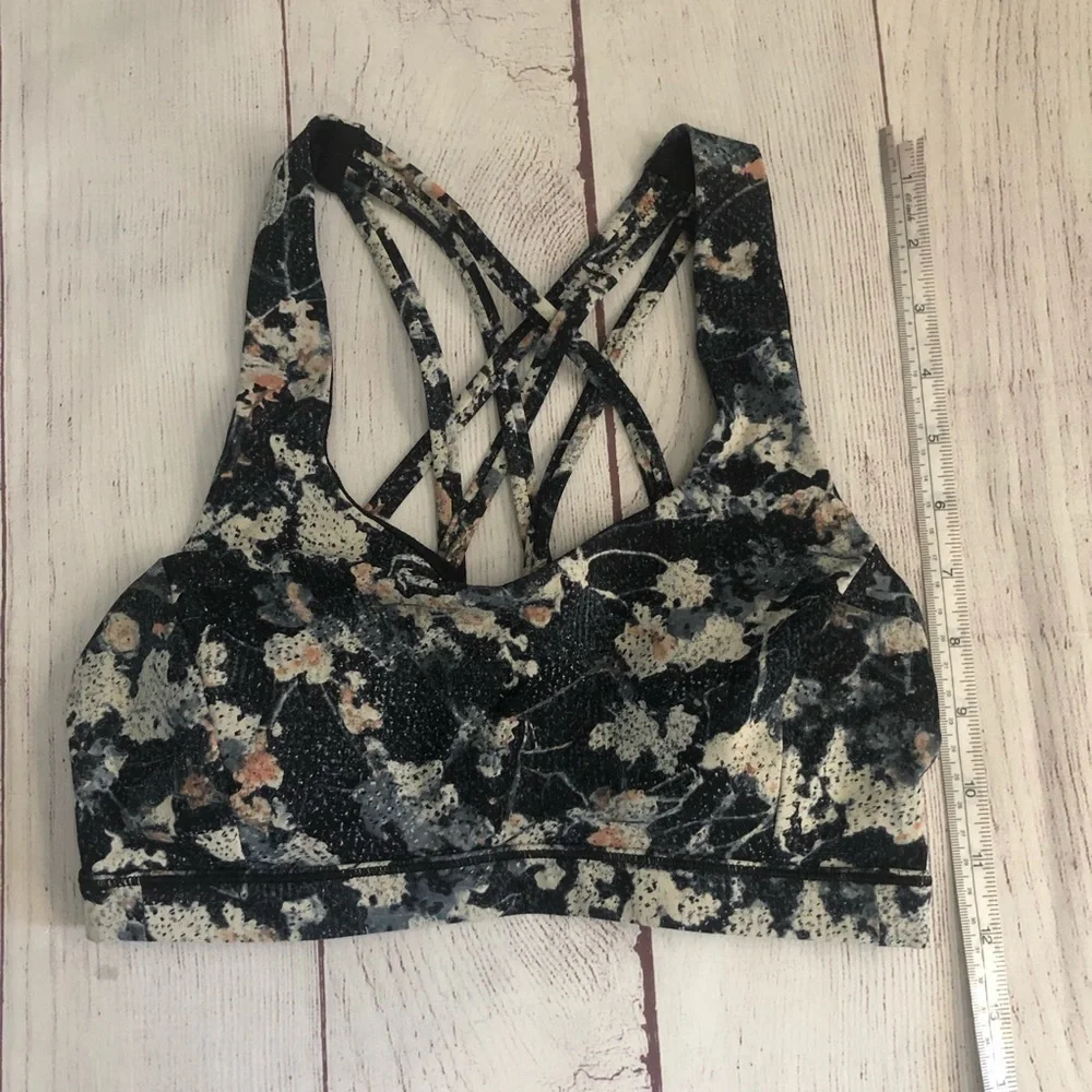Lululemon Free to Be Serene Sports Bra in‎ Spring Bloom Multi 4